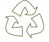 Product packaging can be recycled or reused